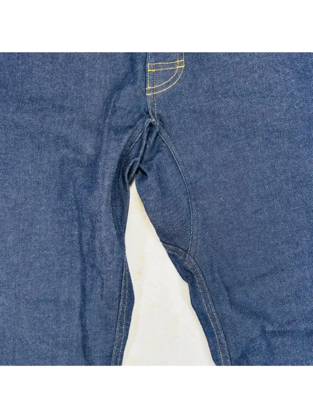 STIO 36R Men Rivet Jean Dark Denim Streetwear Work Business Casual